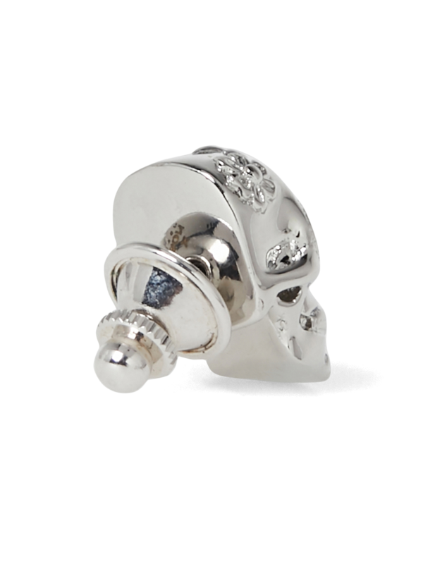 Silver Skull-Shaped Cufflinks