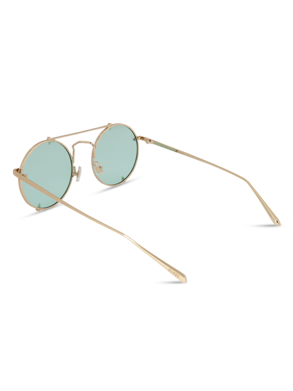Lightweight round metal frames sunglasses