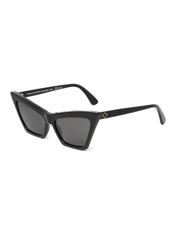 Black Trapezoid Sunglasses