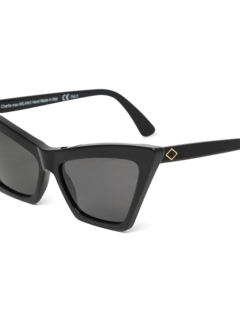 Black Trapezoid Sunglasses