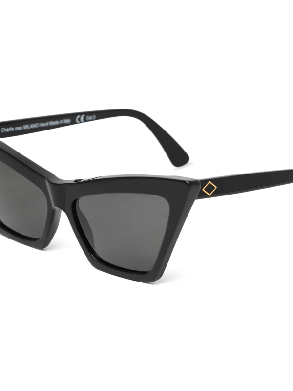 Black Trapezoid Sunglasses