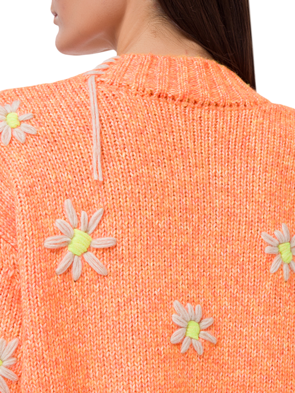 Floral Embroidery Jumper