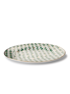 طبق حلويات مقاس 20.5 سم لون أخضر سويرل مجموعة من 6