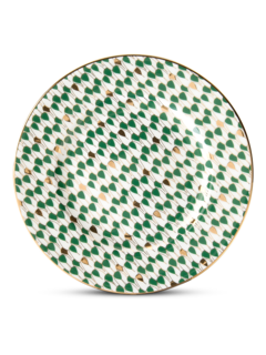 طبق حلويات مقاس 20.5 سم لون أخضر سويرل مجموعة من 6