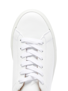 White/Black Platform Sneakers