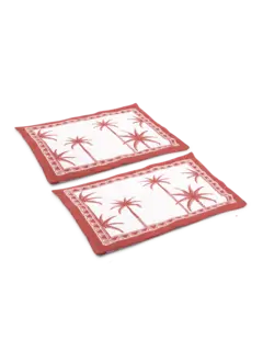 طقم مفارش أطباق ديت بالمز مكون من قطعتين