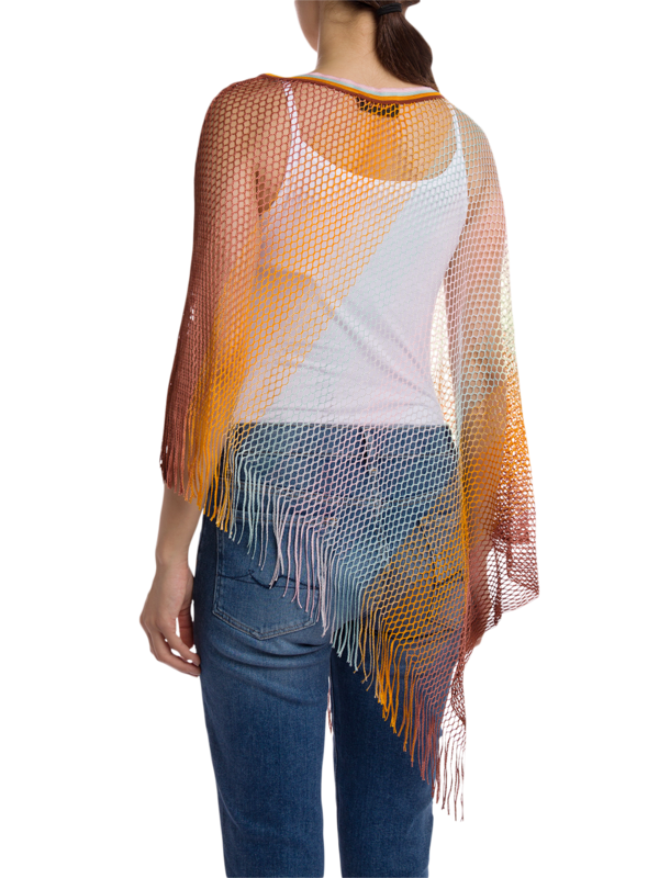 Asymmetric Fishnet Poncho