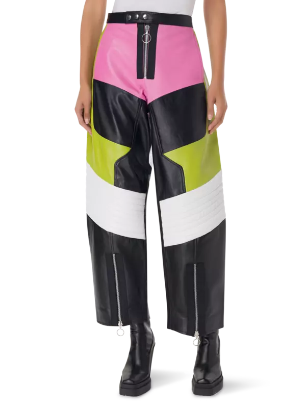 بنطال بايكر متعدد الألوان