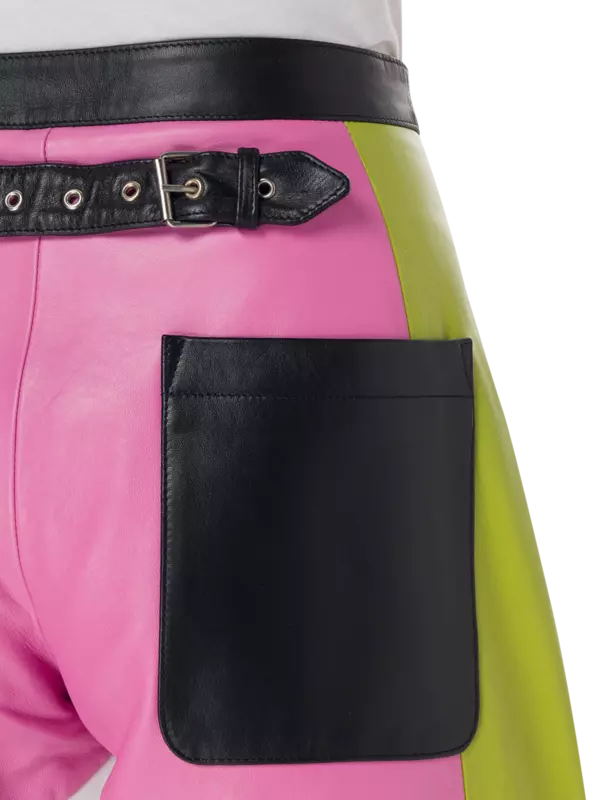 بنطال بايكر متعدد الألوان