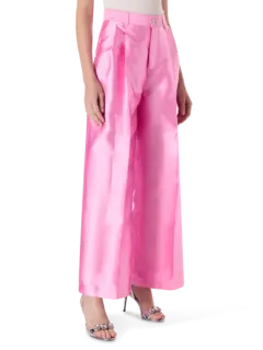 Mikado Wide Leg Pants