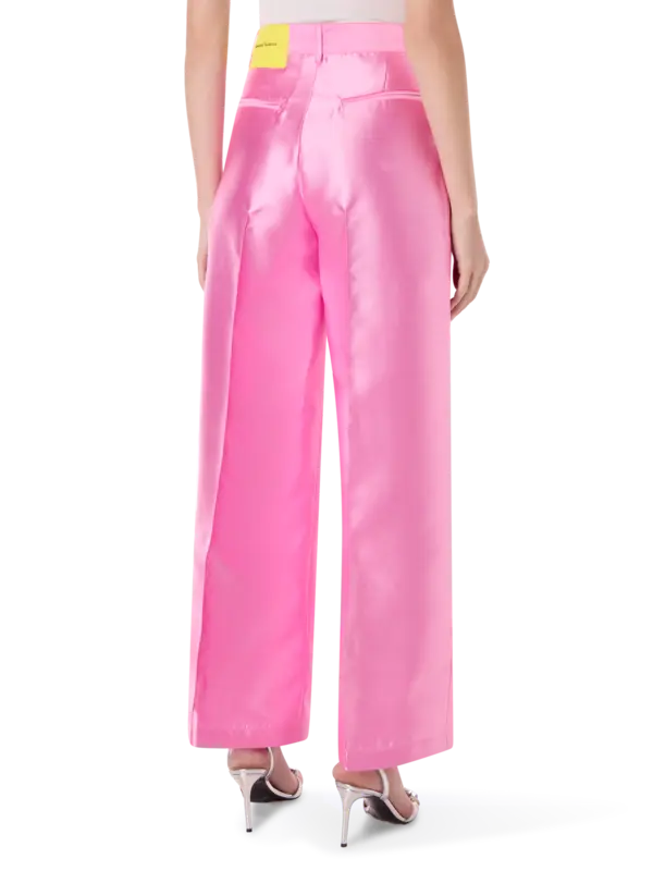 Mikado Wide Leg Pants
