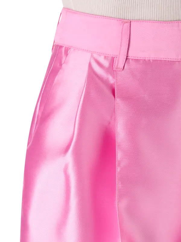 Mikado Wide Leg Pants