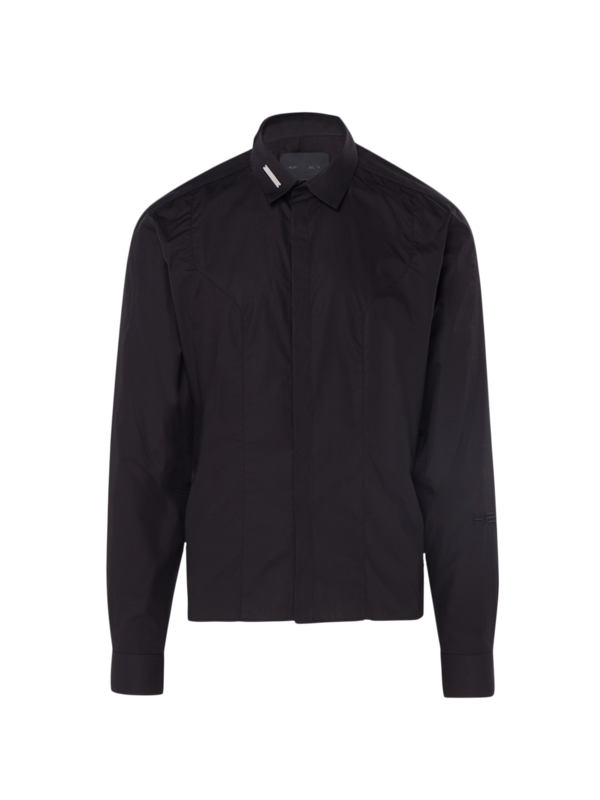 Shirt With Metal Plate Logo