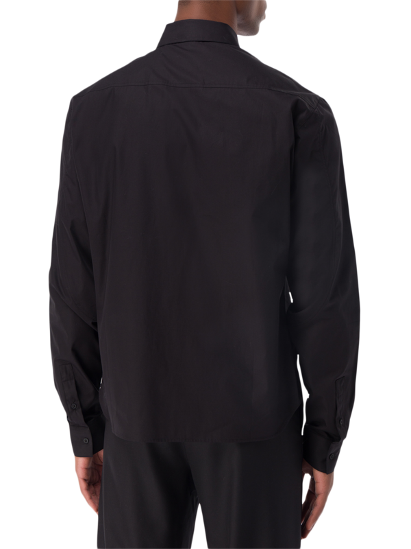 Shirt With Metal Plate Logo