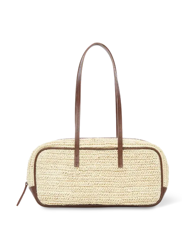 Api Rafiea POOLSIDE Raffia Crochet Bowler Bag | THAT