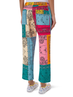 Bandana-print Quilted Trousers