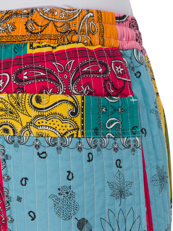 Bandana-print Quilted Trousers