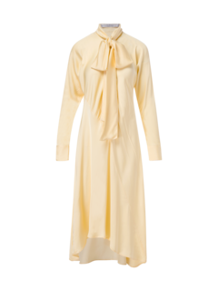 ONE PIECE DRESS IN BUTTER SATIN
