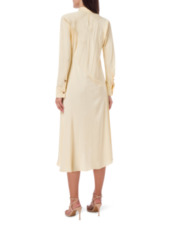 ONE PIECE DRESS IN BUTTER SATIN