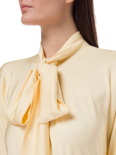 ONE PIECE DRESS IN BUTTER SATIN