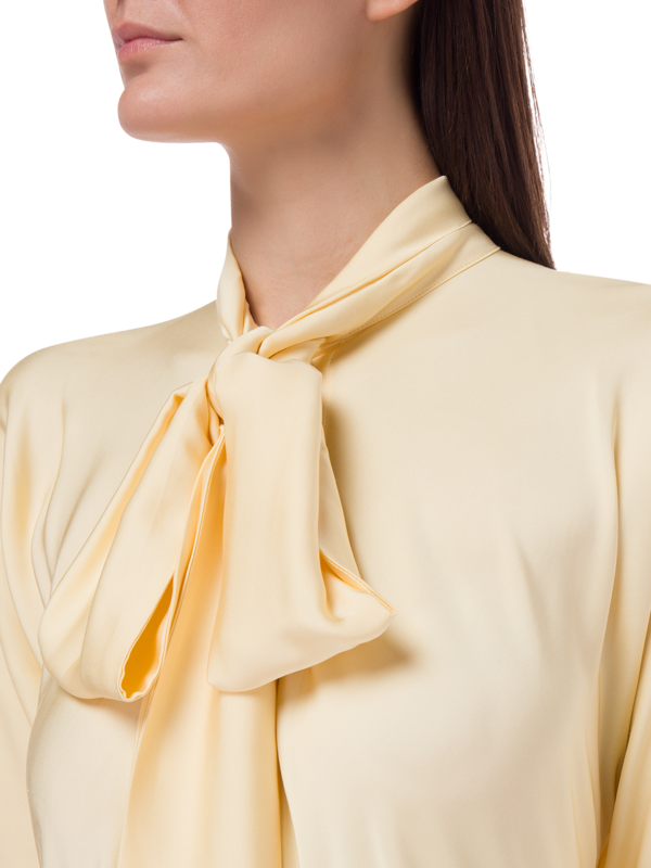 ONE PIECE DRESS IN BUTTER SATIN