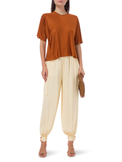 ONE PIECE T-SHIRT IN BLACK JERSEY