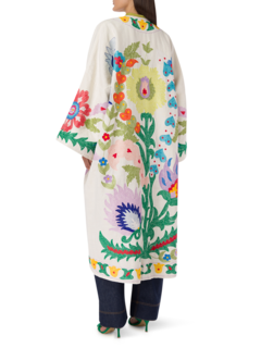 All Over Embroidered Robe