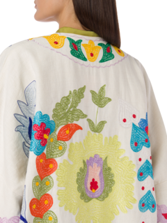 All Over Embroidered Robe