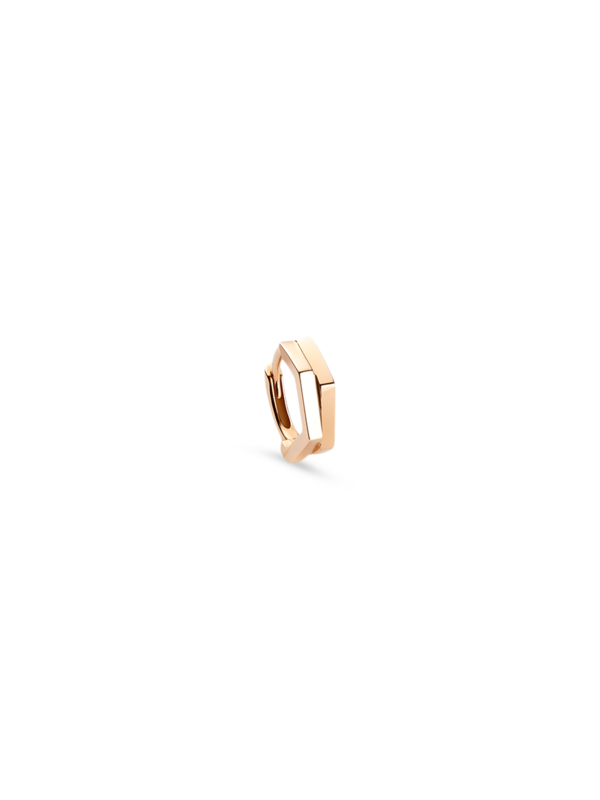 Antife 2 Rows Earring In Pink Gold