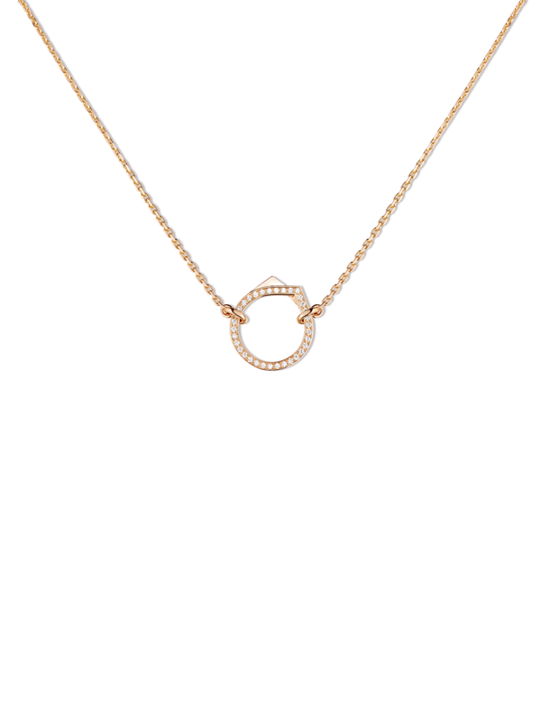 Paved Pendant Necklace