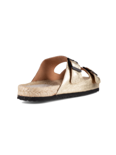 NORDIC SANDALS METALLIC LEATHER