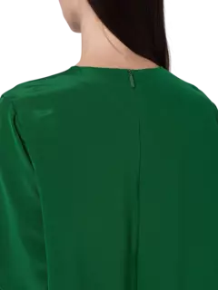 فستان بتصميم تيشيرت من الحرير من 4 طبقات