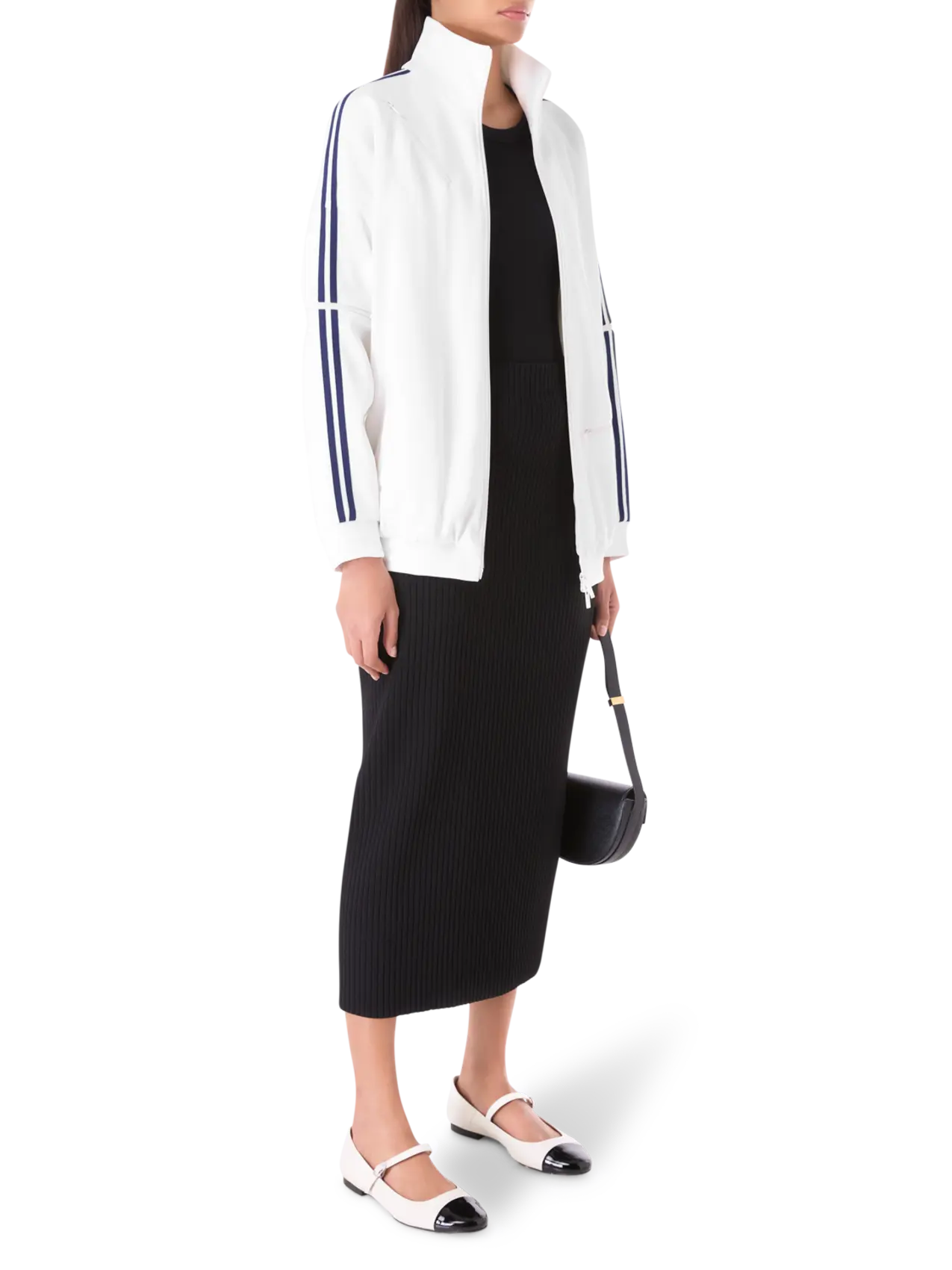 Api Maria Tibi Tibi Active Knit Zipper Detailed Track Jacket | THAT