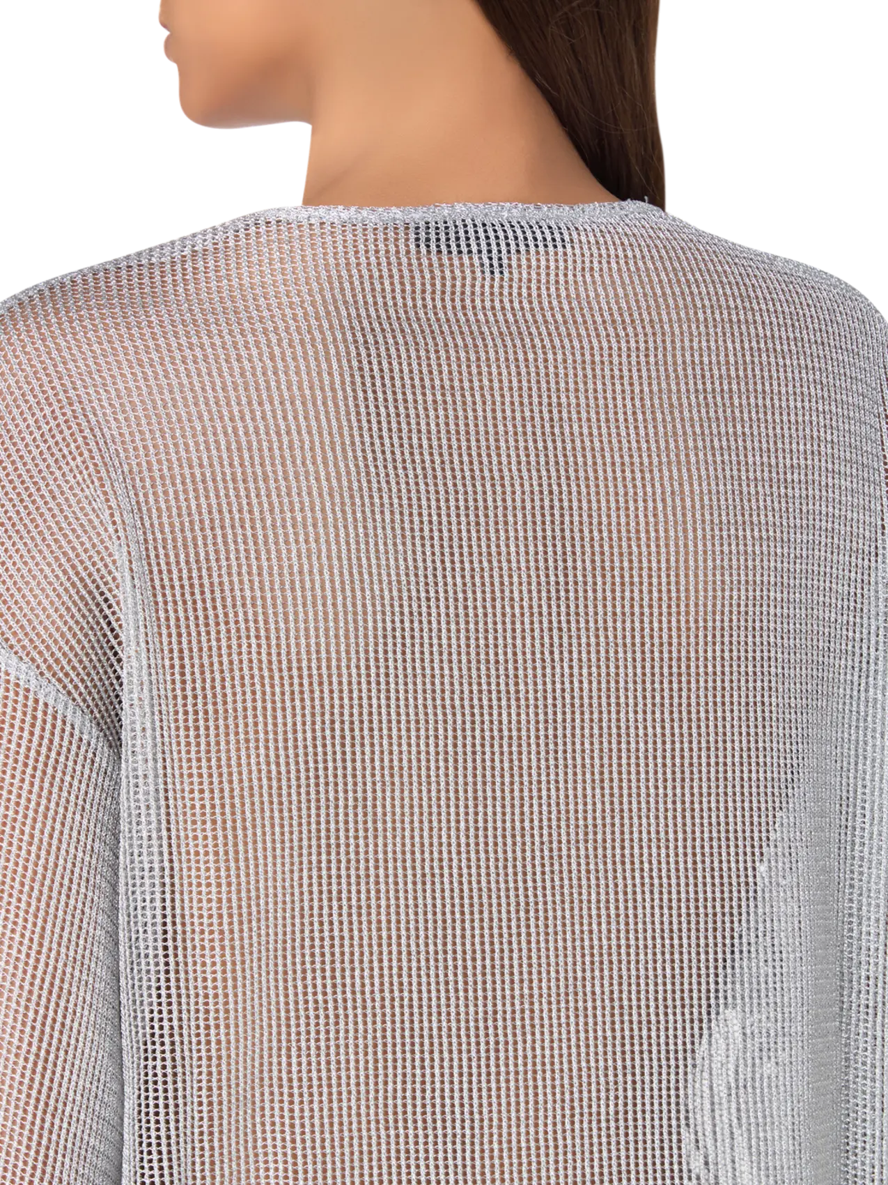 Api Maria Tibi Tibi Viscose Metallic Mesh Easy T-Shirt | THAT