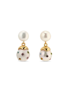 أقراط كونفيتي متدلية