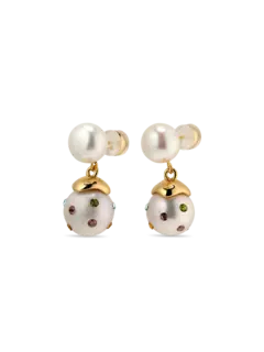 أقراط كونفيتي متدلية