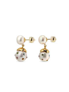 أقراط كونفيتي متدلية