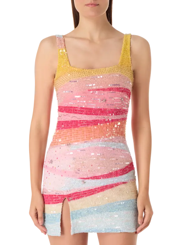 sunset sequin dress Sunset Swoon Sequin Mini Dress Lemon