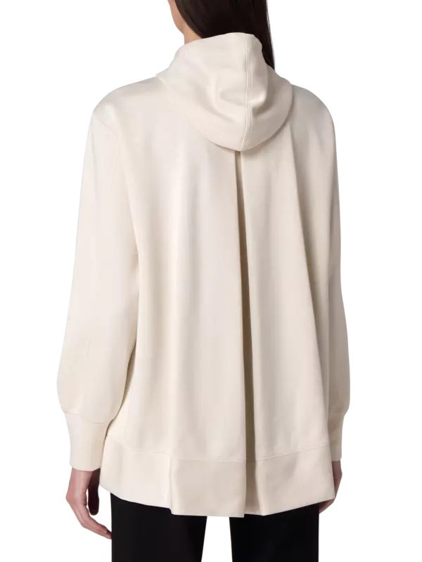 هودي بسحاب مزين بتطريز شجرة نخيل