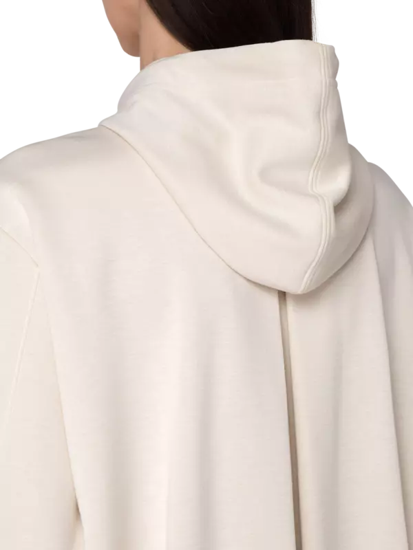 هودي بسحاب مزين بتطريز شجرة نخيل