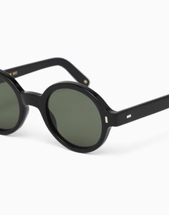 Black Oval Sunglasses