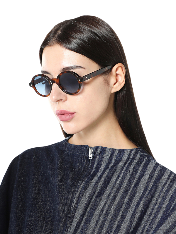 Blue Oval Sunglasses