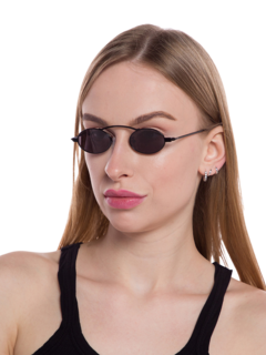 Vintage Sunglasses with Black Tinted Lenses