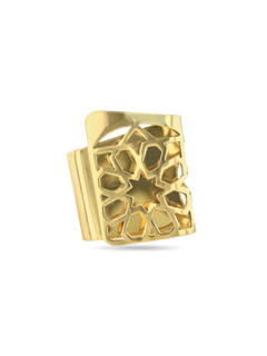 Gold Arabesque Tapis Ring