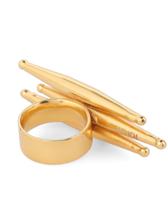 Solid Gold Statement Ring