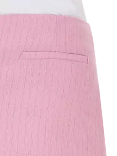 تنورة قصيرة من صوف لوريكس بنمط مقلم