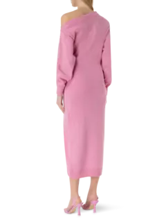 فستان كبير الحجم من الكشمير بتصميم غير متماثل