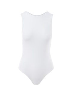 HIGH NECK OPEN BACK ONE PIECE SWIMSUIT