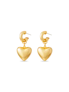 Heart And Soul Puffy Earings