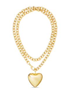 Heart And Soul Long Pendant Necklace
